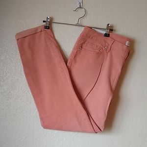 NWT Jessica Simpson Rolled Crop Skinny Jeans Pink